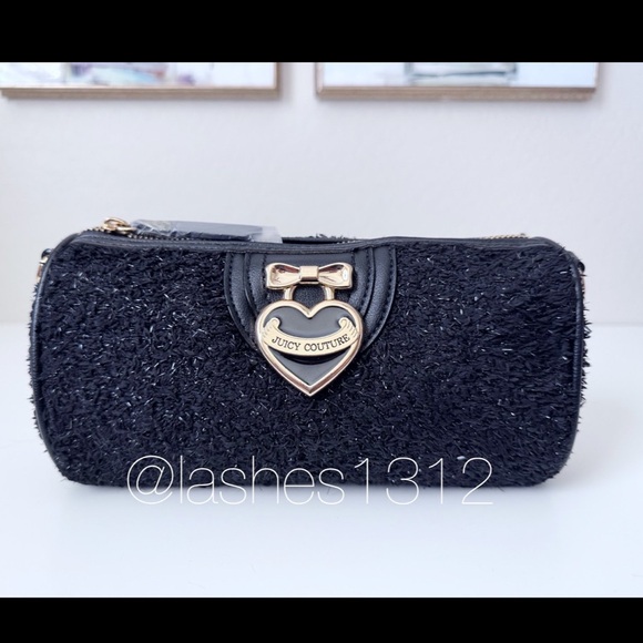 JUICY COUTURE Purse Precious Moments Barrel Bag - Black